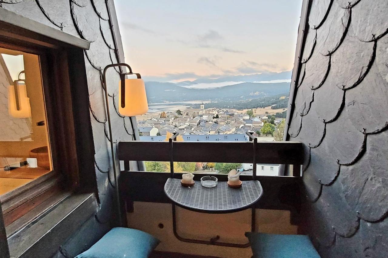 Studio avec très belle vue sur les Angles et proche des pistes Extérieur photo